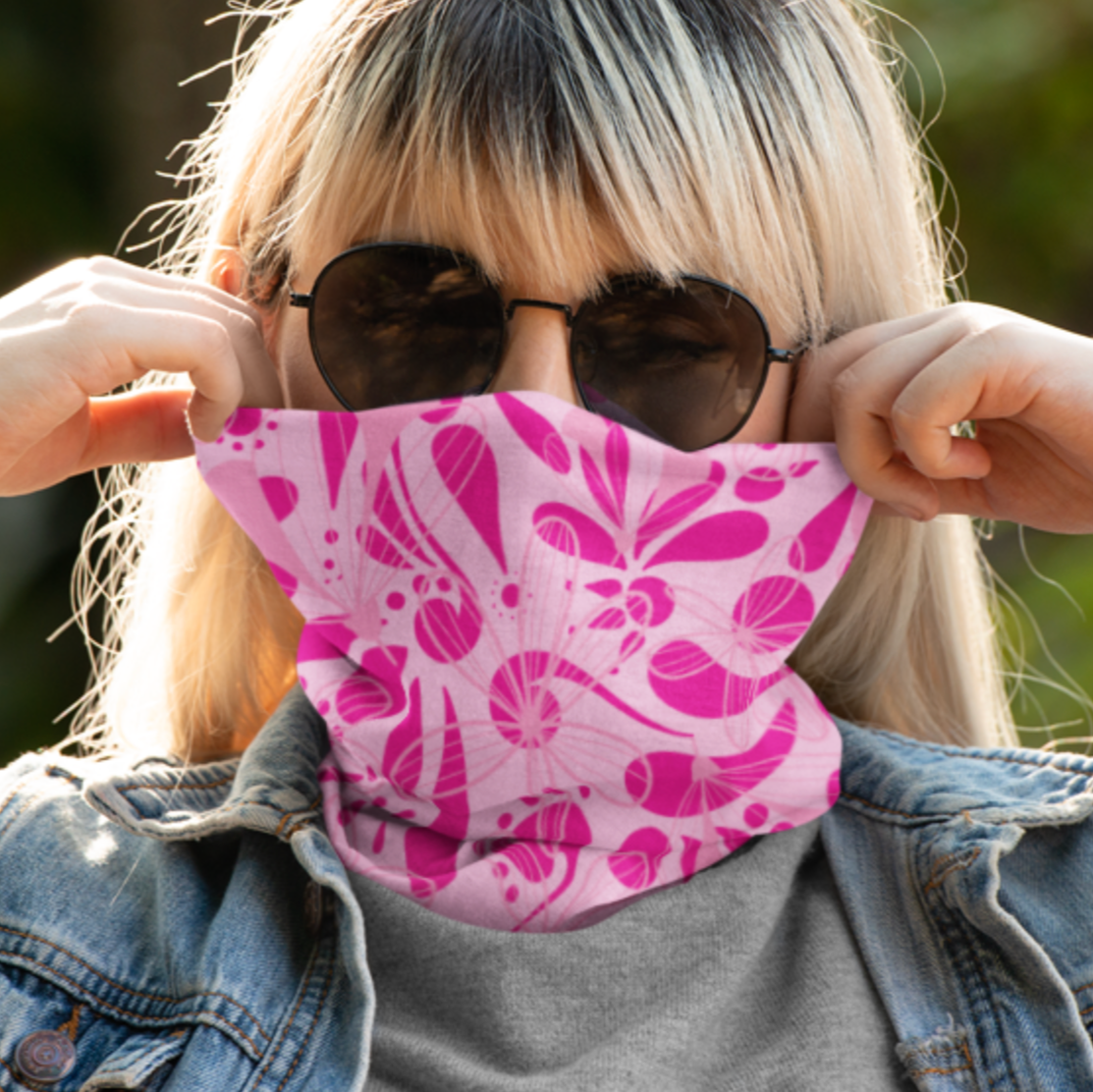 Bandana FANTASÍA FRAMBUESA