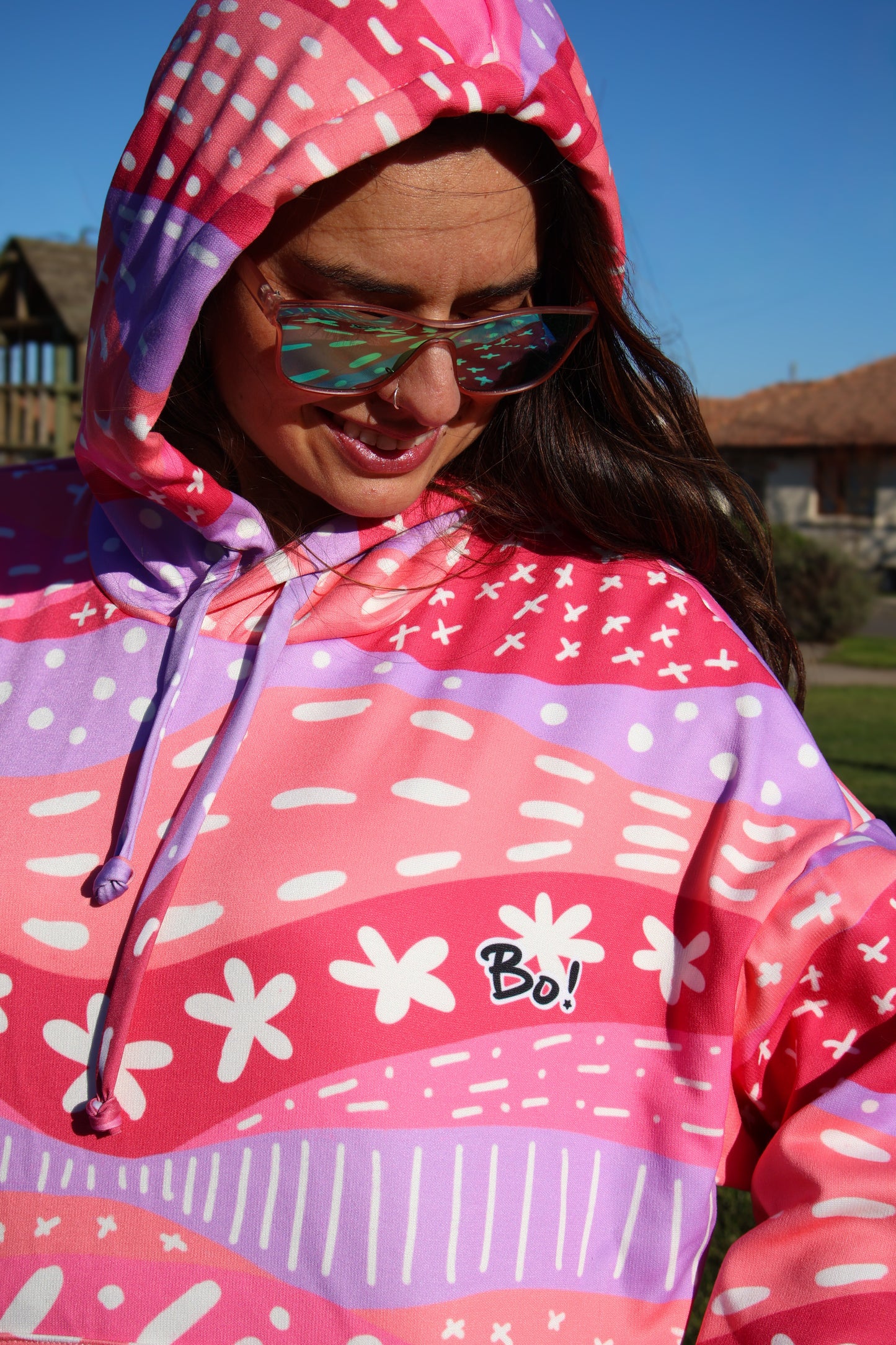 Polerón Oversize Aurora Pink