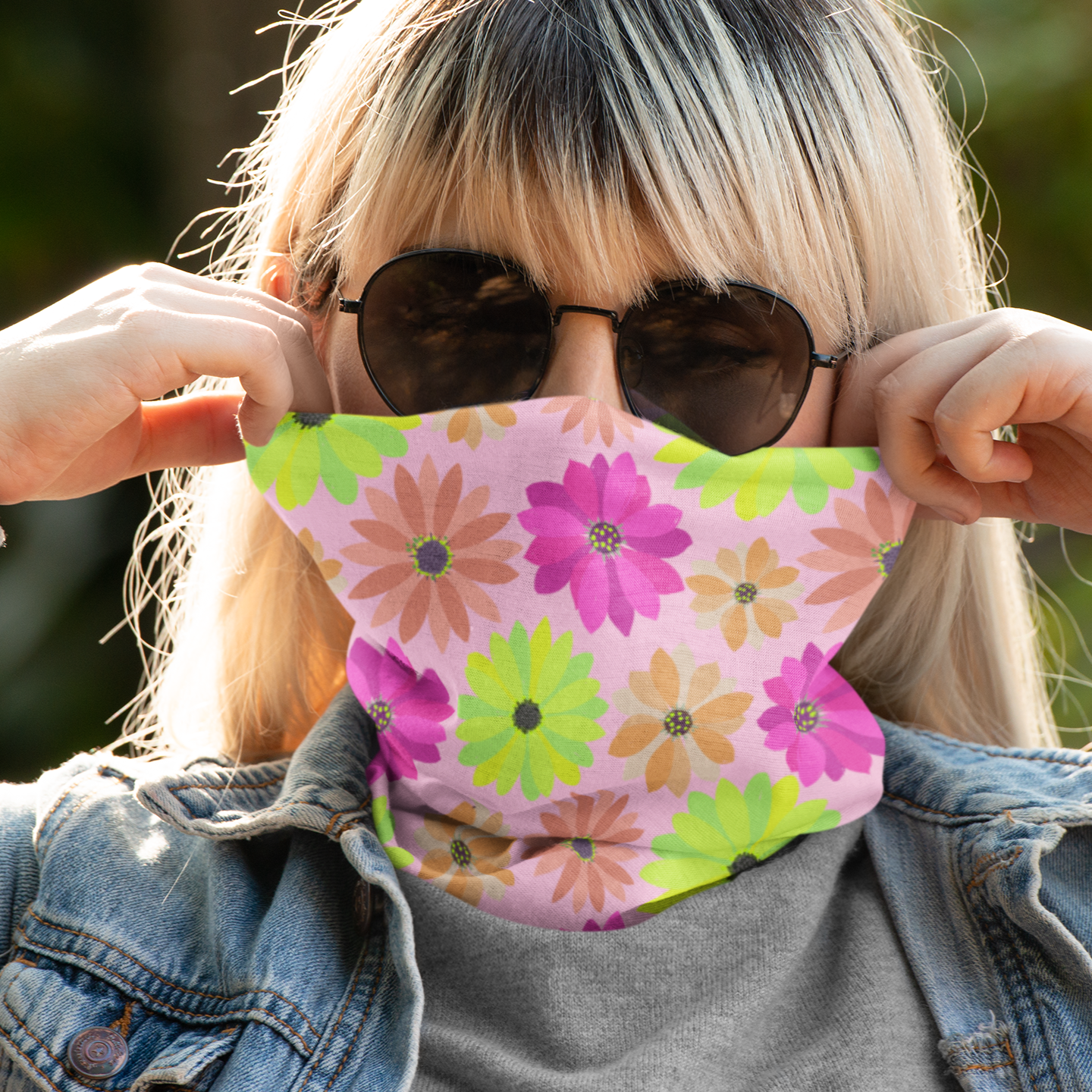 Bandana BLOOM BOOM ROSA