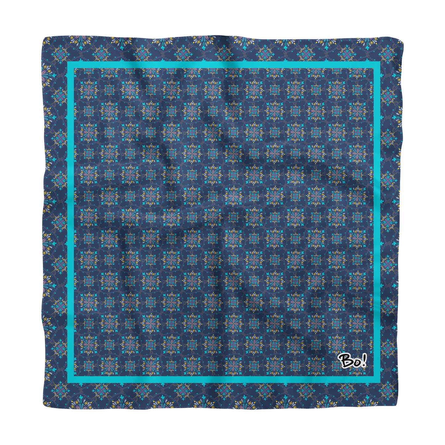 Pañuelo Mandala Azul