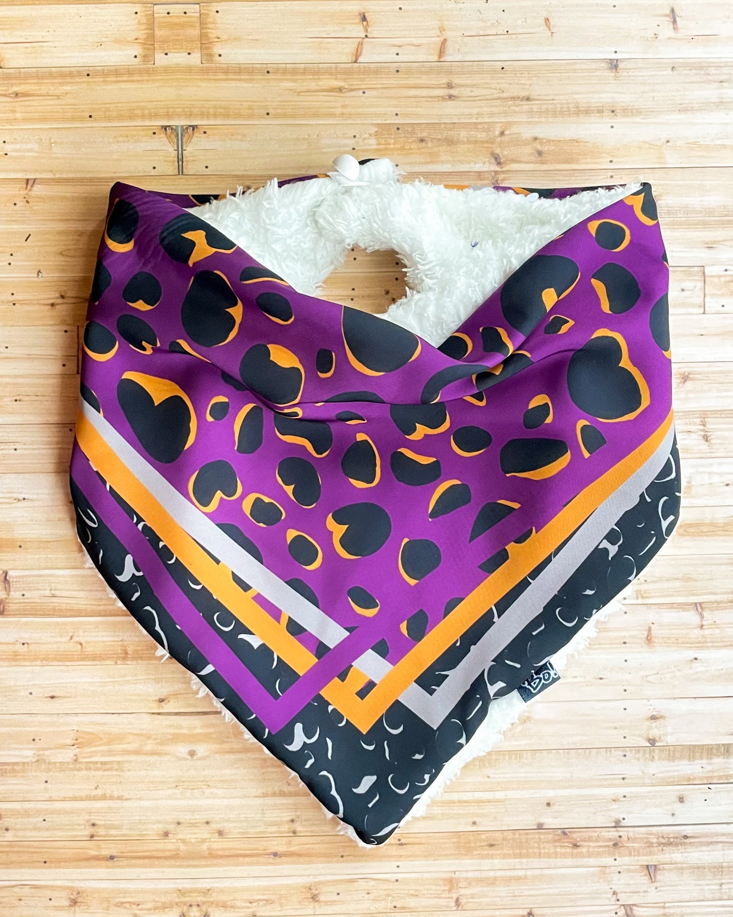 Pañuelo corderito Print Morado