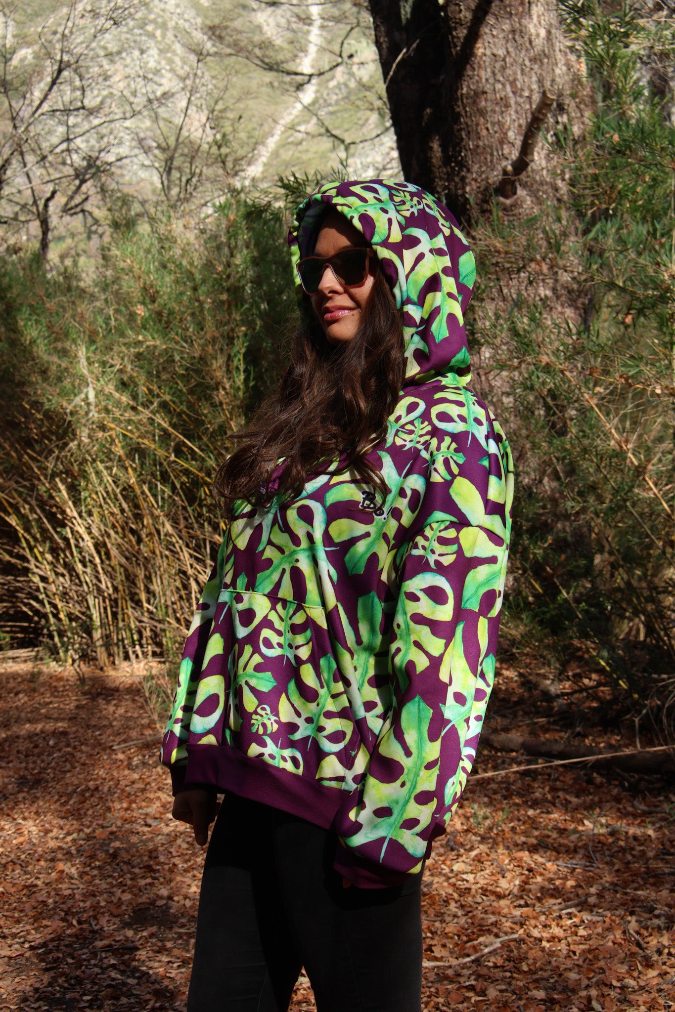 Polerón Oversize Monstera Punk