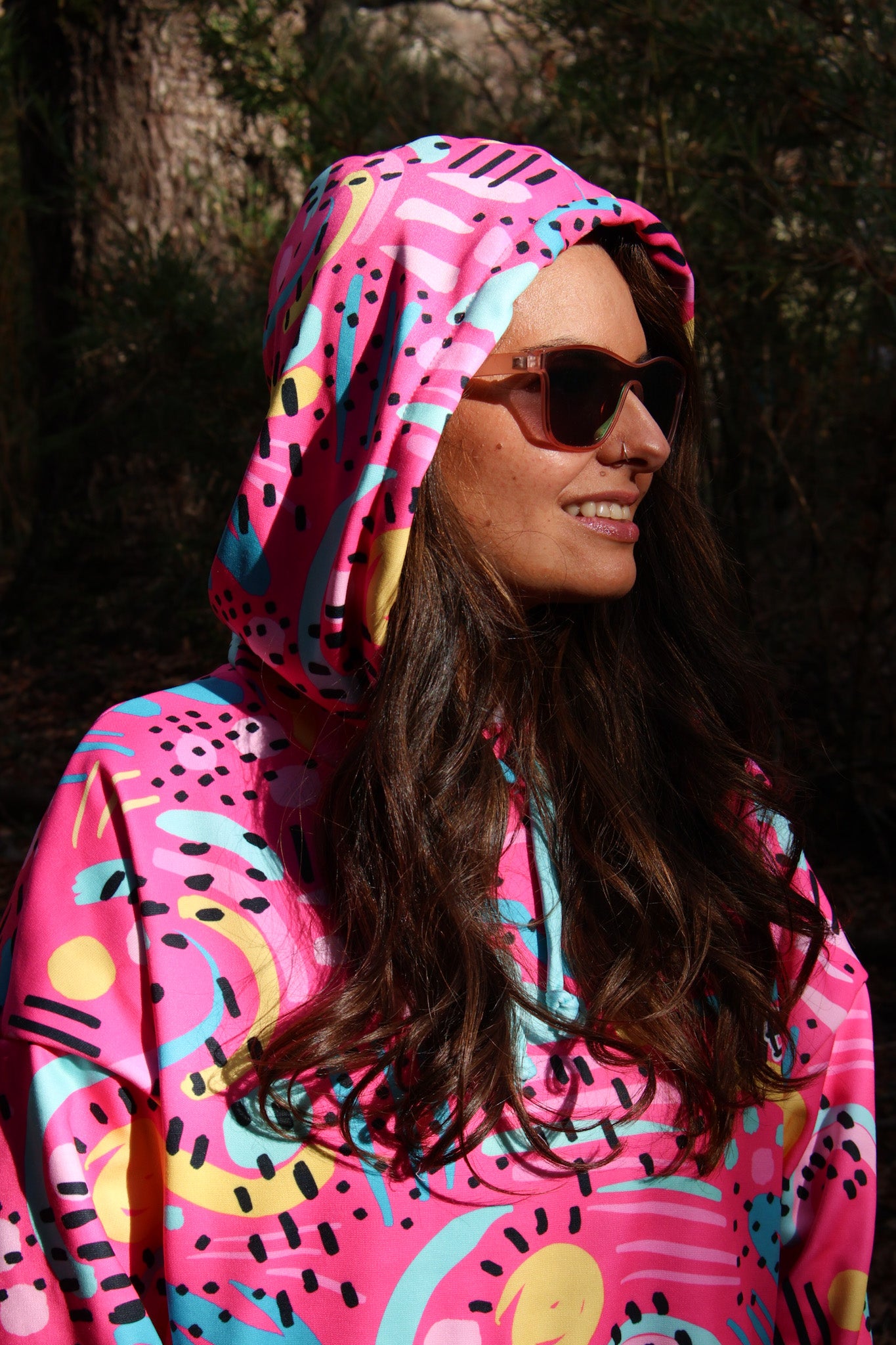 Polerón Oversize Fucsia Salvaje
