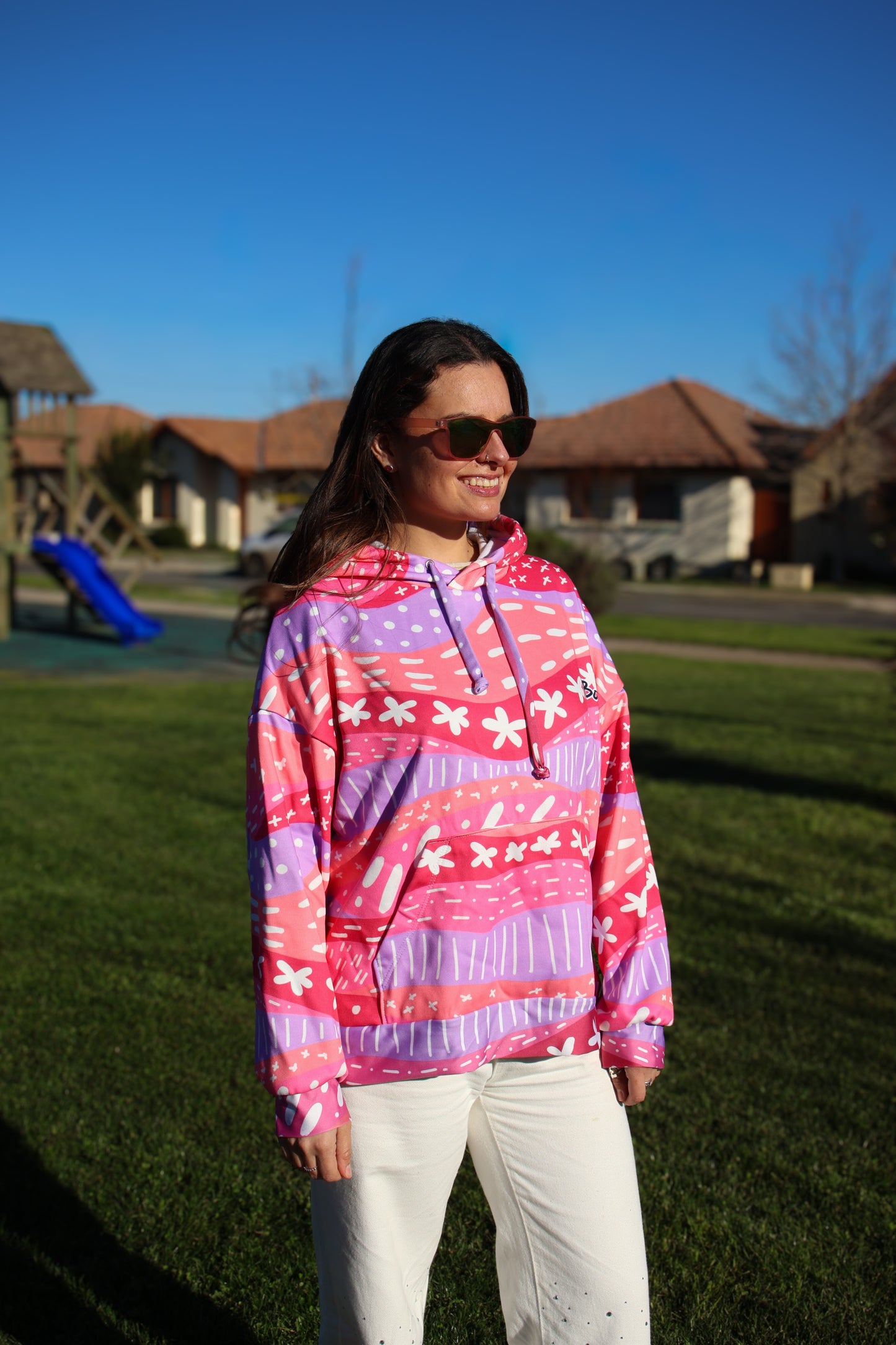Polerón Oversize Aurora Pink