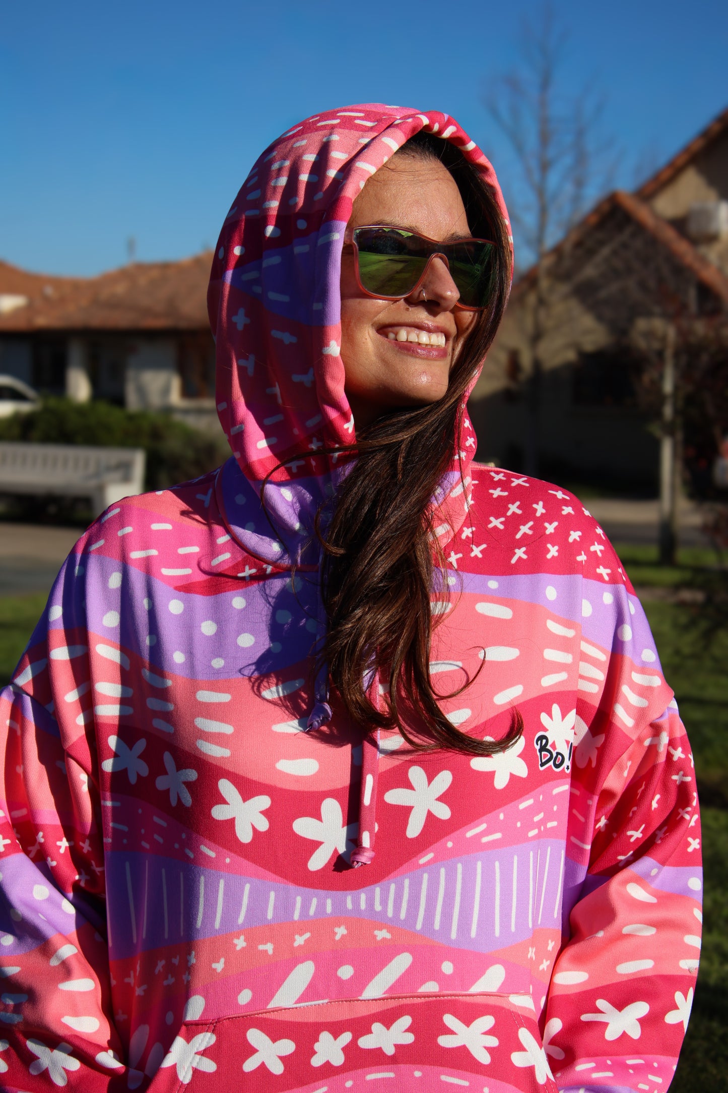 Polerón Oversize Aurora Pink