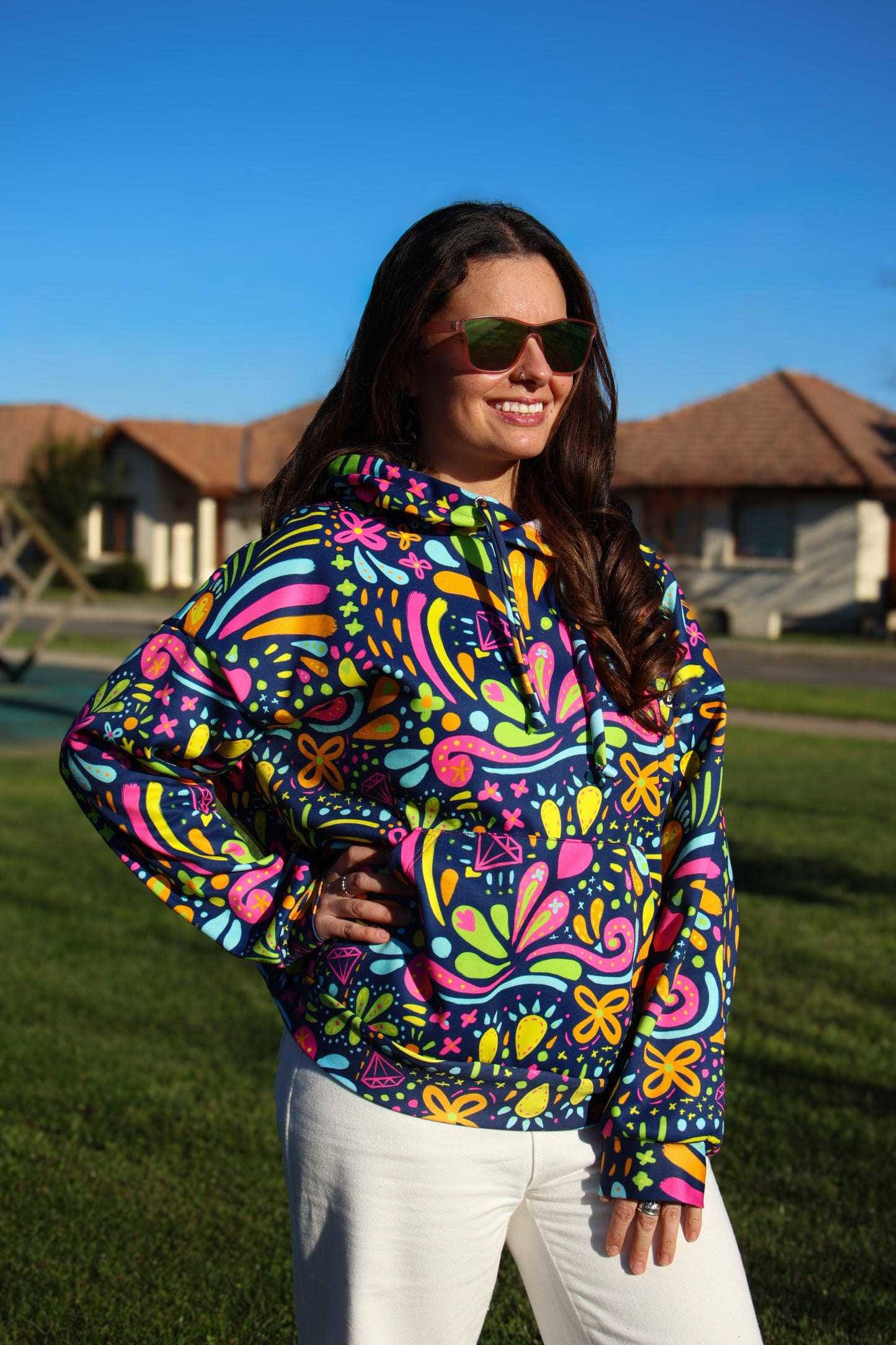 Polerón Oversize Blue Candy