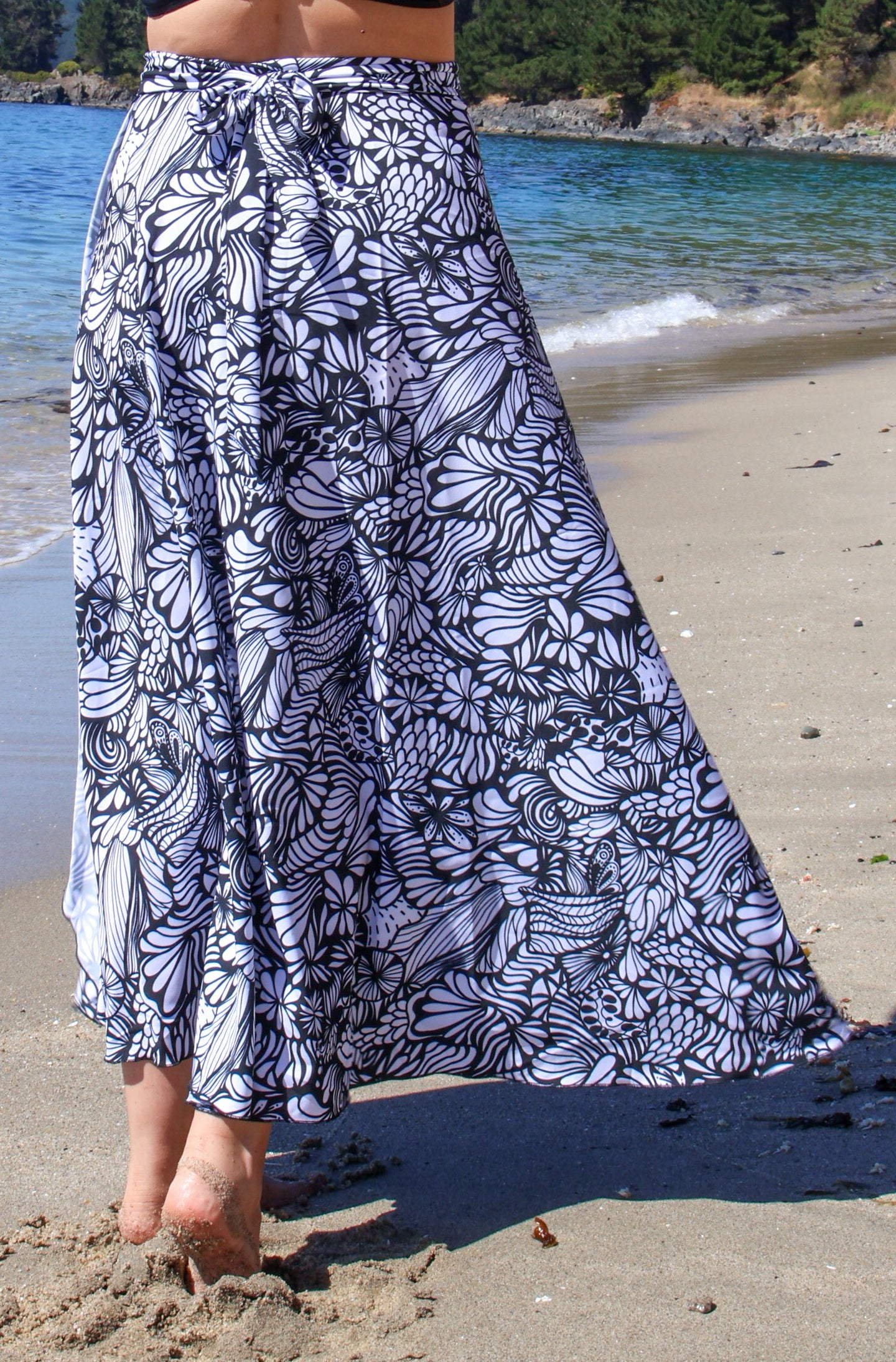 Falda Noir Botánico