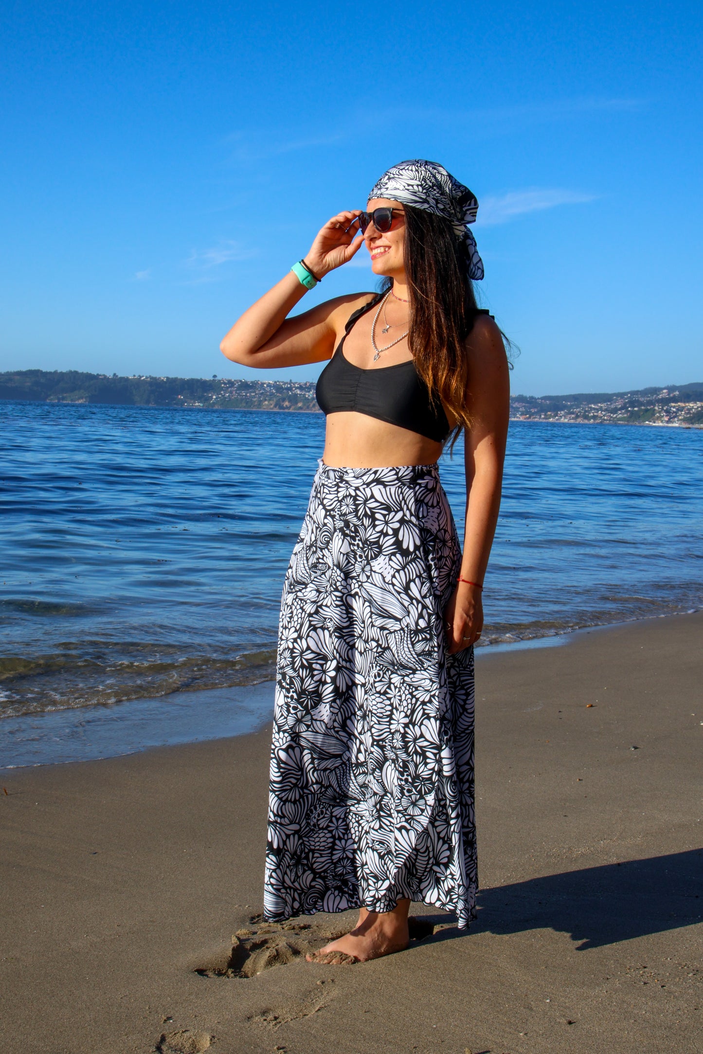 Falda Noir Botánico